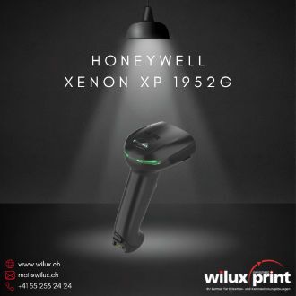 Rückansicht des Honeywell Xenon XP 1952g (End of Life) in Schwarz – kabelloser Barcode-Scanner mit Bluetooth 4.2. Als Nachfolger empfiehlt sich der Honeywell Xenon Ultra 1962g.