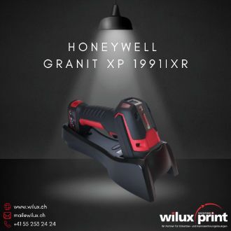 Honeywell Granit XP 1991iXR (End of Life) auf Basisstation – kabelloser Industriescanner, ersetzt durch Granit Ultra 2105i