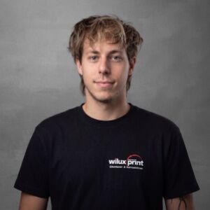 Till Ebnöther, Service-Techniker bei der WILUX PRINT AG